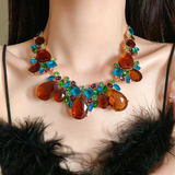 VINTAGE CLUSTER NECKLACE