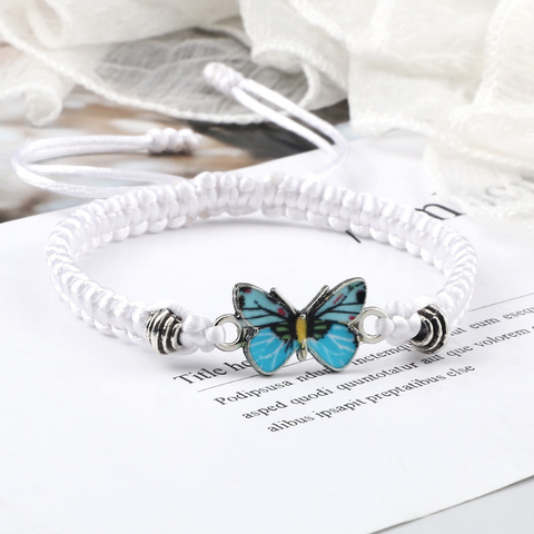 BUTTERFLY CHARM BRACELET (ADJUSTABLE)