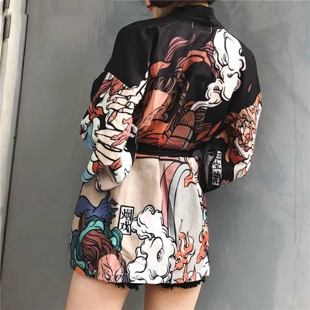 JAPANESE KIMONO CARDIGAN