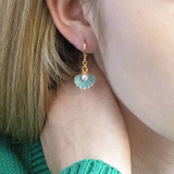 CLAM SHELL EARRINGS (PAIR)