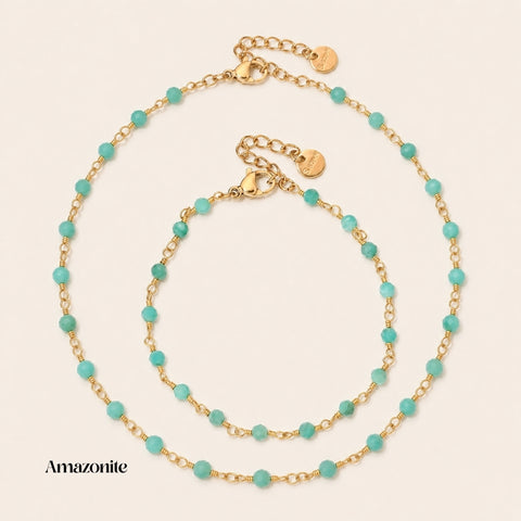 RAW EMERALD GEMSTONE SET