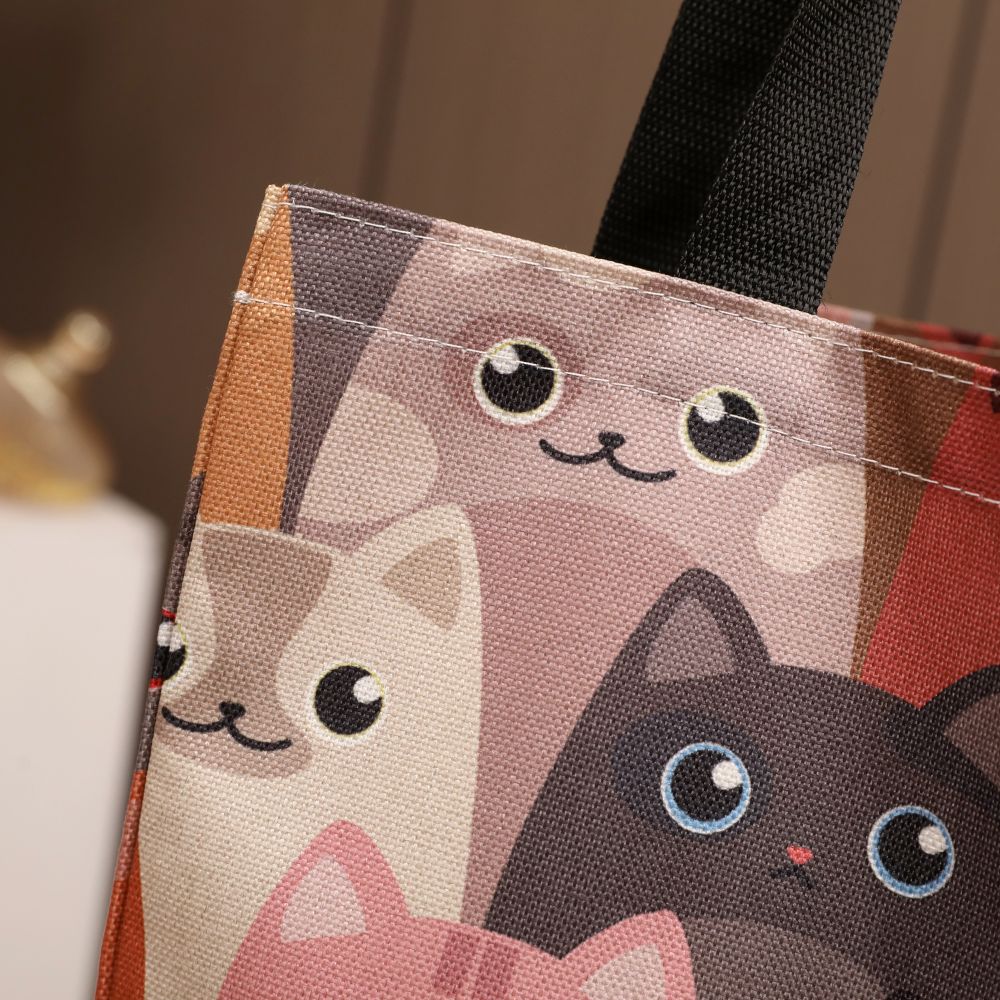 CUTE CAT TOTE BAGS