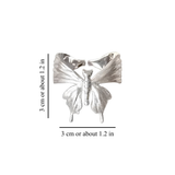 DOWN BUTTERFLY RING