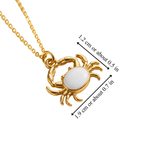 EMERALD CRAB NECKLACE