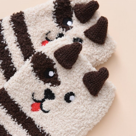 FLUFFY CARTOON SOCKS