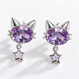 STAR CAT EARRINGS (PAIR)