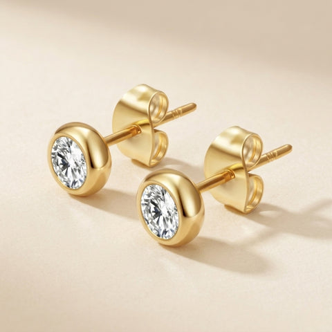CRYSTAL STUD EARRINGS (PAIR)