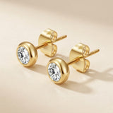 CRYSTAL STUD EARRINGS (PAIR)