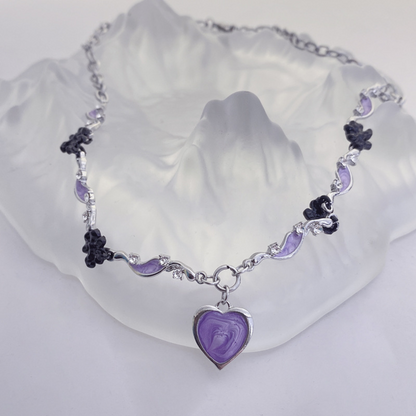 PURPLE HEART NECKLACE