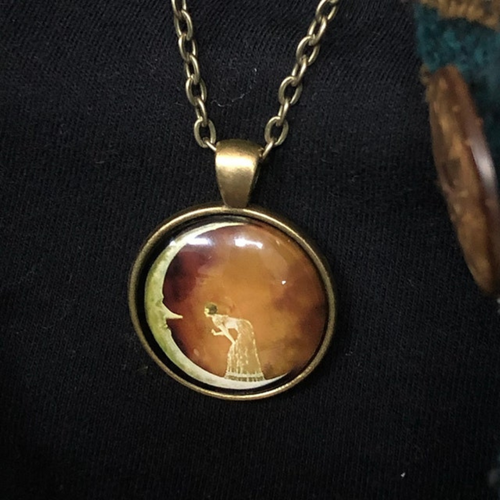 WOMAN ON THE MOON NECKLACE