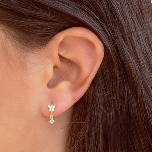BUTTERFLY KISS EARRINGS (PAIR)