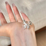 DOWN BUTTERFLY RING