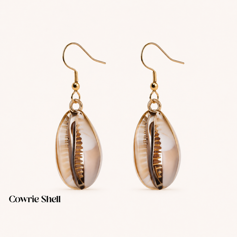SEASHELL EARRINGS (PAIR)