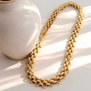 CHUNKY MESH CHAIN NECKLACE