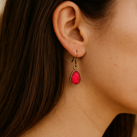 OYSTER BOHO EARRINGS (PAIR)