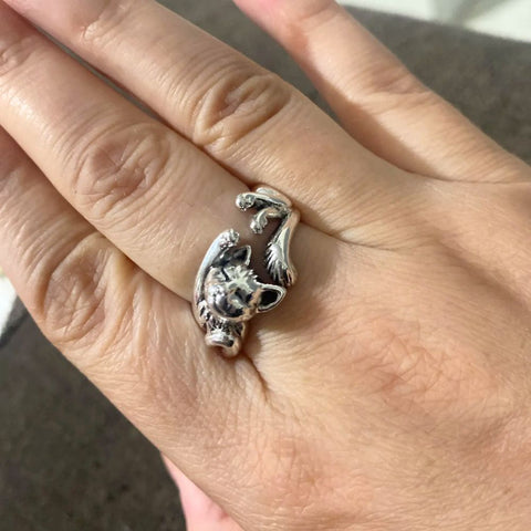 CAT RING (ADJUSTABLE) โ Ashlen