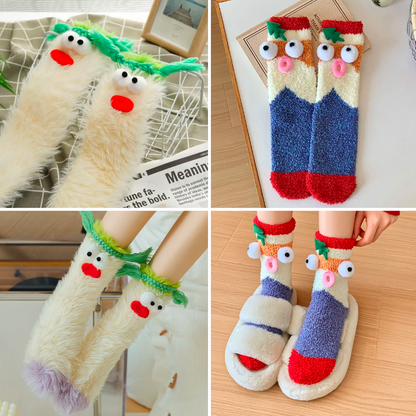 CARTOON FUZZY SOCKS