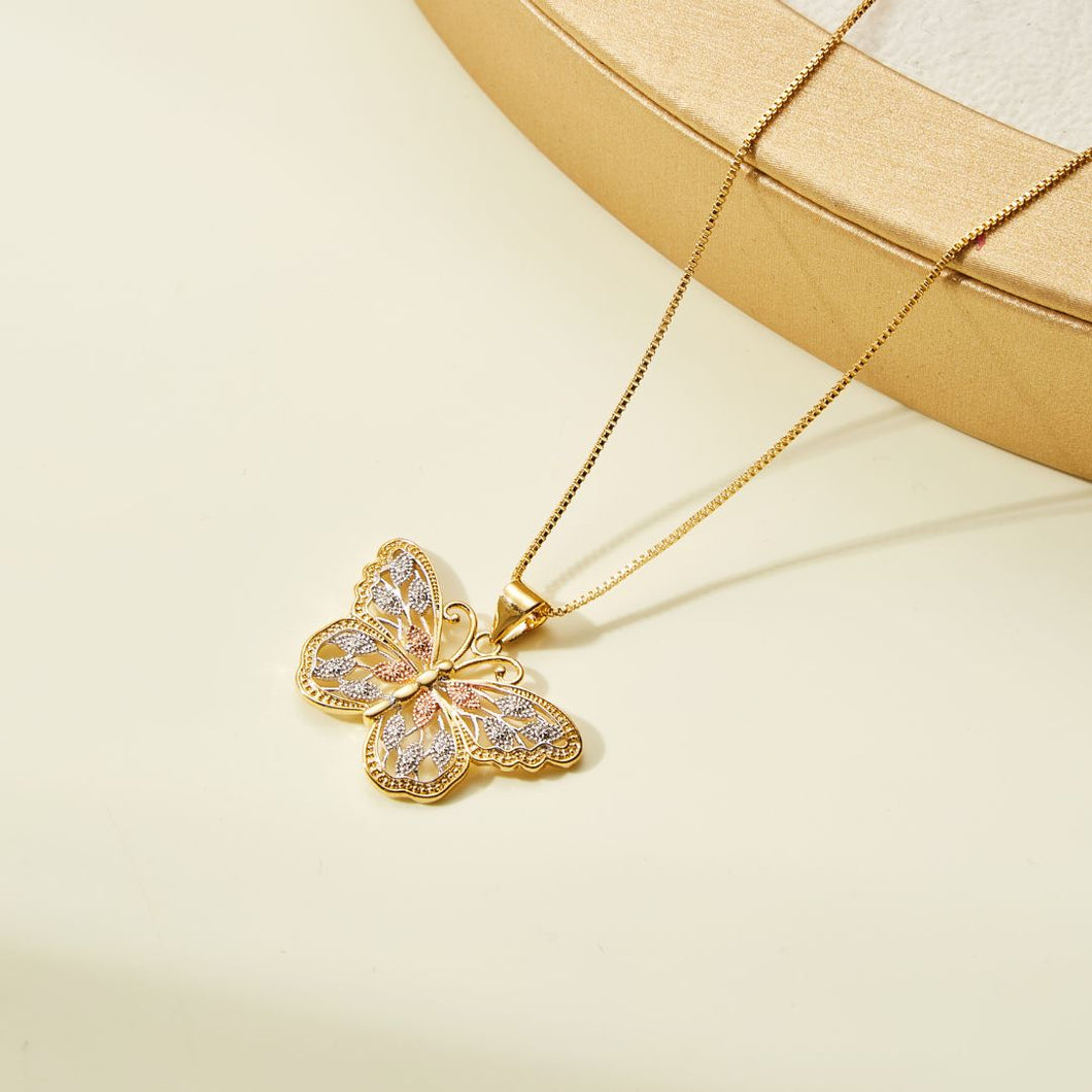 VINTAGE BUTTERFLY NECKLACE