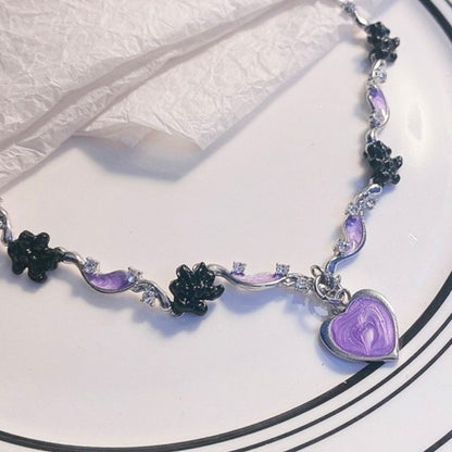 PURPLE HEART NECKLACE