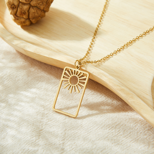 GOLD SUN NECKLACE