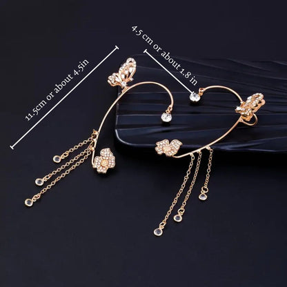 SWEET BUTTERFLY EAR CUFFS (PAIR)