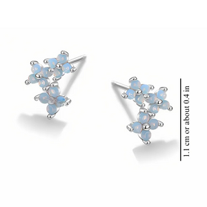 TINY HYDRANGEA EARRINGS (PAIR)