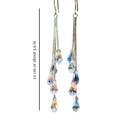 VALENTINE TEARDROP EARRINGS (PAIR)