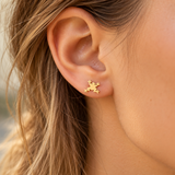 TINY FROG EARRINGS (PAIR)