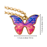 BLUE MORPHO BUTTERFLY NECKLACE