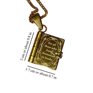 BOOK LOVERS NECKLACE