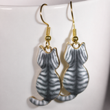 CHARMING CAT EARRINGS (PAIR)
