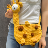CROCHET GIRAFFE TOTE BAG