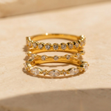 DIAMOND STACKING RING SET