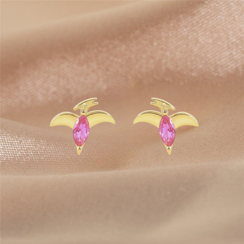MULTICOLOR DINO EARRINGS (PAIR)