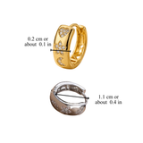 FLOWER HUGGIE HOOPS (PAIR)