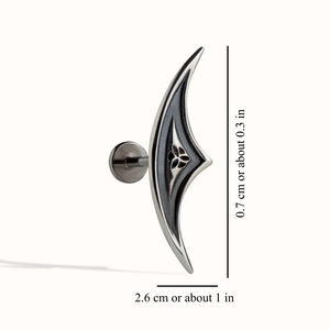 GOTH HIDDEN HELIX EARRING