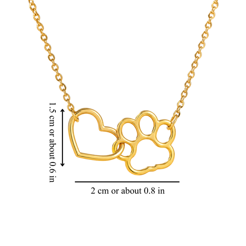 HEART PAW NECKLACE