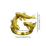 KOI WRAP RING (ADJUSTABLE)