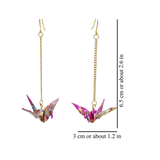 ORIGAMI DRAGON EARRINGS (PAIR)