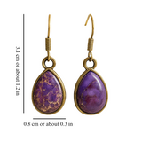 OYSTER BOHO EARRINGS (PAIR)