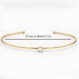 PEARL CUFF BRACELET (ADJUSTABLE)