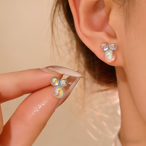 RAINBOW BUBBLE STUDS (PAIR)