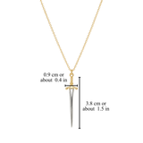 SWORD CHARM NECKLACE (ADJUSTABLE)