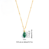 TEARDROP JADE NECKLACE