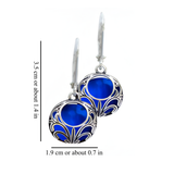AQUA JAR EARRINGS (PAIR)