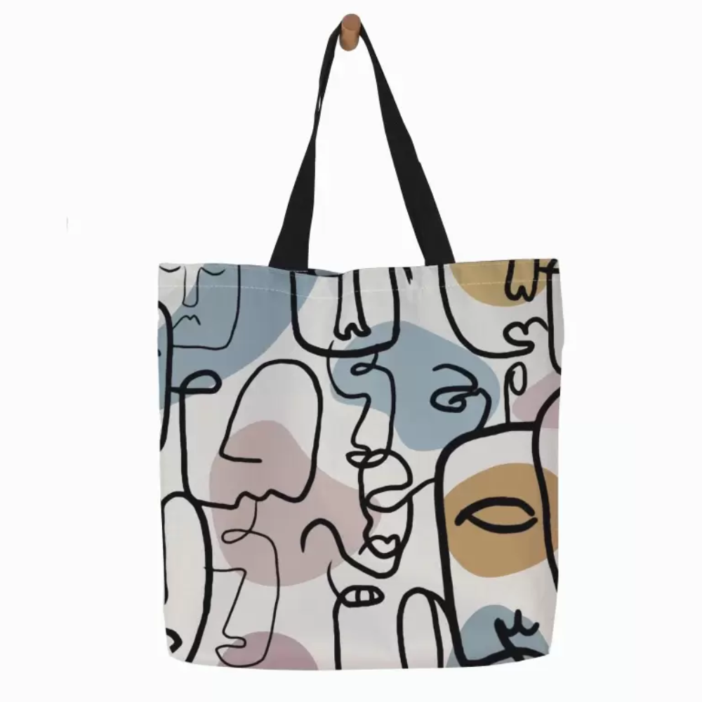 FIGURE ABSTRACT TOTE