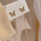 BUTTERFLY EARRINGS (PAIR)