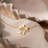 DAINTY TURTLE NECKLACE