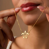 DAINTY TURTLE NECKLACE