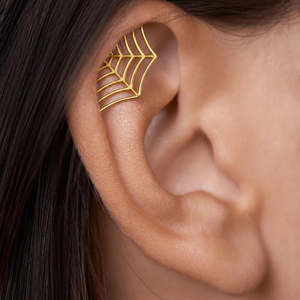 SPIDER WEB EARRING